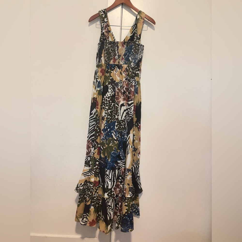 Grace Elements Animal Print Ecclectic Ruffle Maxi… - image 7